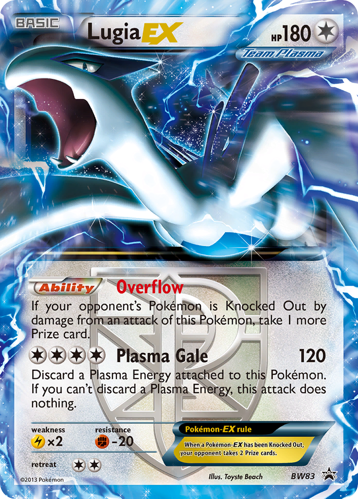 Lugia EX (BW83) [Black & White: Black Star Promos] | Jomio and Rueliete's Cards and Comics
