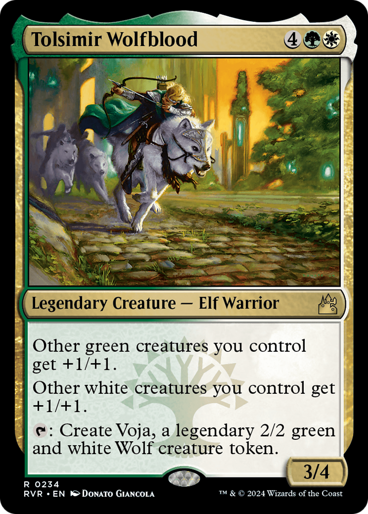 Tolsimir Wolfblood [Ravnica Remastered] | Jomio and Rueliete's Cards and Comics