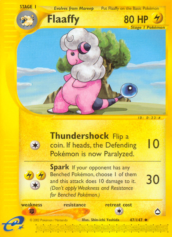Flaaffy (47/147) [Aquapolis] | Jomio and Rueliete's Cards and Comics