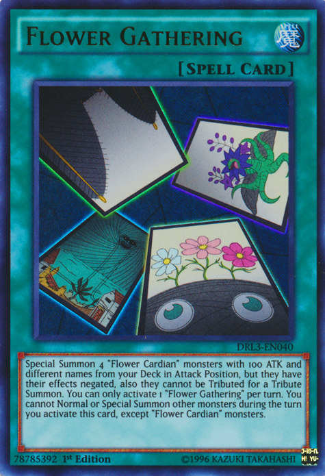 Flower Gathering [DRL3-EN040] Ultra Rare | Jomio and Rueliete's Cards and Comics