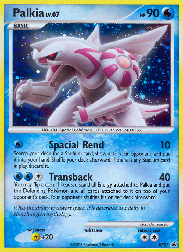 Palkia (DP27) [Diamond & Pearl: Black Star Promos] | Jomio and Rueliete's Cards and Comics