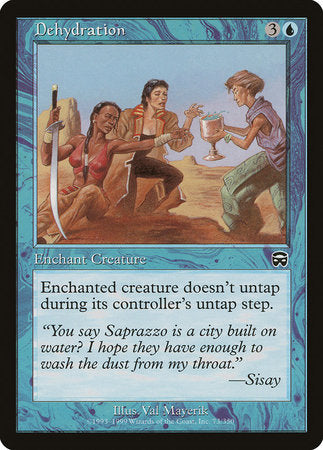 Dehydration [Mercadian Masques] | Jomio and Rueliete's Cards and Comics