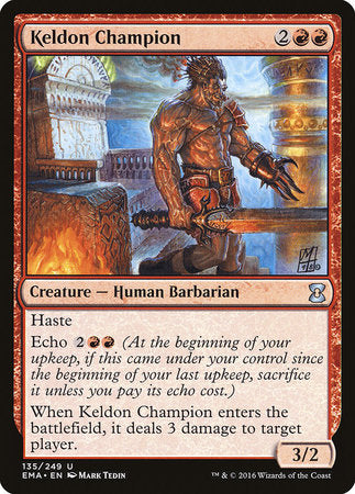 Keldon Champion [Eternal Masters] | Jomio and Rueliete's Cards and Comics
