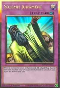 Solemn Judgment [MAGO-EN051] Gold Rare | Jomio and Rueliete's Cards and Comics