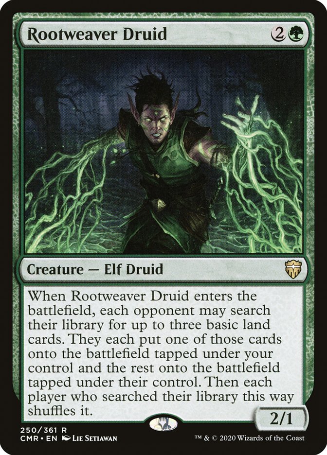 Rootweaver Druid [Commander Legends] | Jomio and Rueliete's Cards and Comics