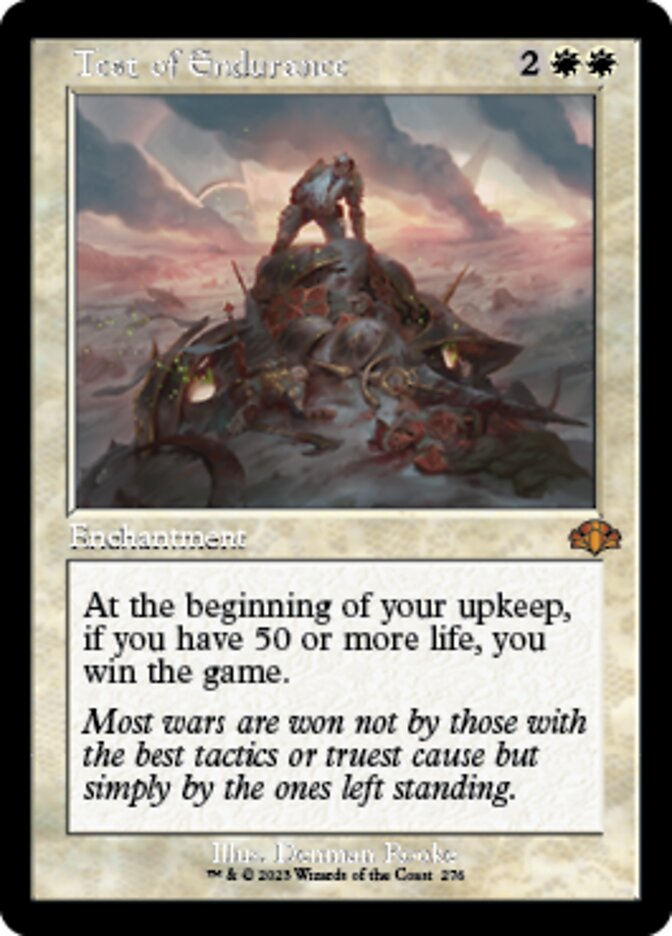 Test of Endurance (Retro) [Dominaria Remastered] | Jomio and Rueliete's Cards and Comics