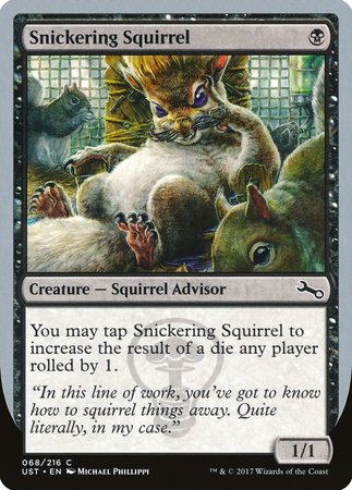 Snickering Squirrel [Unstable] | Jomio and Rueliete's Cards and Comics