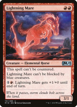 Lightning Mare [Core Set 2019] | Jomio and Rueliete's Cards and Comics