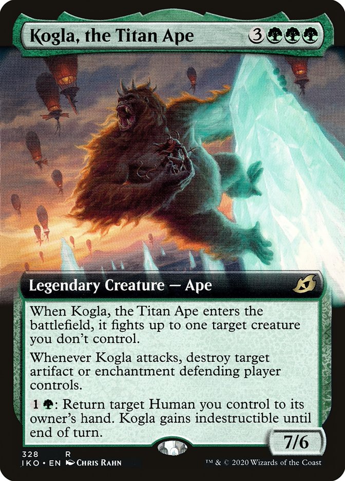 Kogla, the Titan Ape (Extended Art) [Ikoria: Lair of Behemoths] | Jomio and Rueliete's Cards and Comics