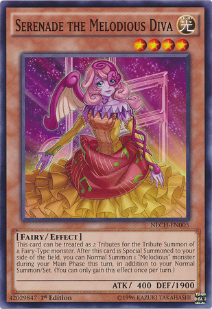 Serenade the Melodious Diva [NECH-EN005] Common | Jomio and Rueliete's Cards and Comics
