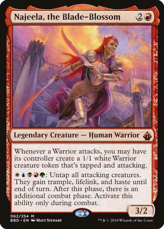 Najeela, the Blade-Blossom [Battlebond] | Jomio and Rueliete's Cards and Comics