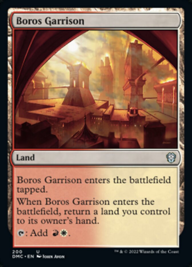 Boros Garrison [Dominaria United Commander] | Jomio and Rueliete's Cards and Comics