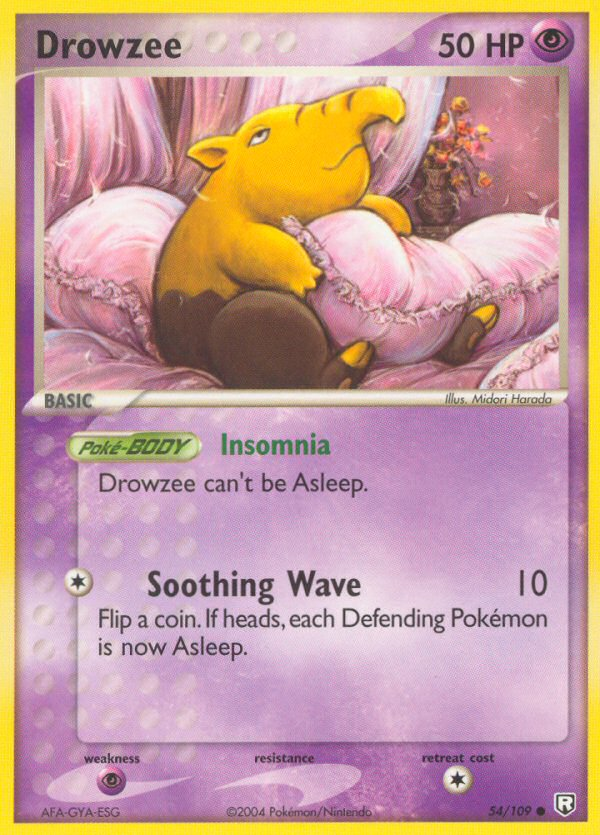Drowzee (54/109) [EX: Team Rocket Returns] | Jomio and Rueliete's Cards and Comics