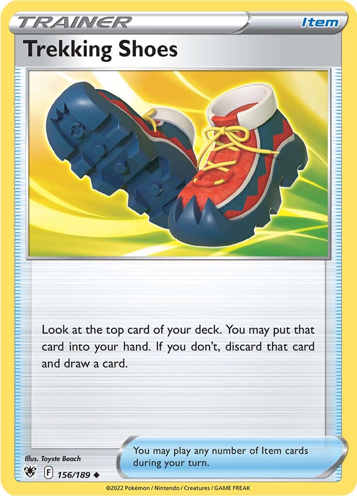 Trekking Shoes (156/189) [Sword & Shield: Astral Radiance] | Jomio and Rueliete's Cards and Comics