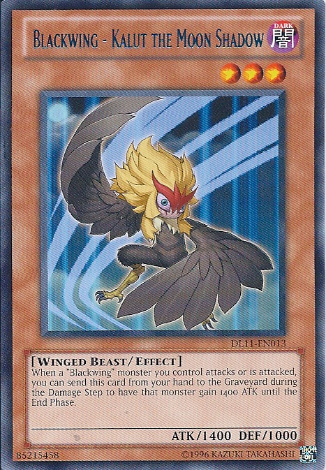 Blackwing - Kalut the Moon Shadow (Blue) [DL11-EN013] Rare | Jomio and Rueliete's Cards and Comics