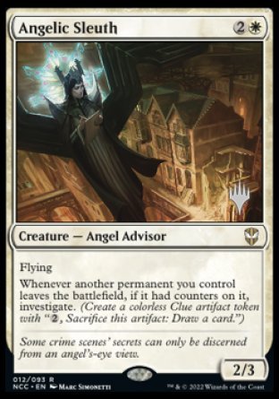 Angelic Sleuth (Promo Pack) [Streets of New Capenna Commander Promos] | Jomio and Rueliete's Cards and Comics