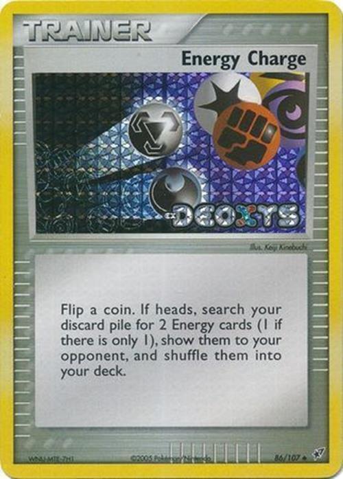 Energy Charge (86/107) (Stamped) [EX: Deoxys] | Jomio and Rueliete's Cards and Comics