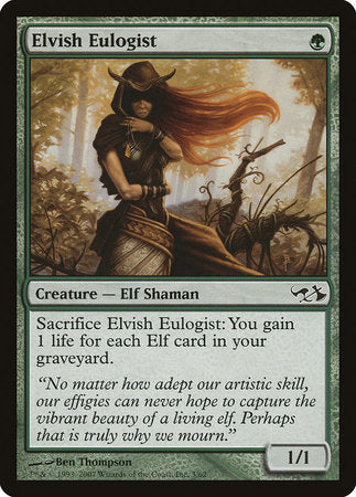 Elvish Eulogist [Duel Decks: Elves vs. Goblins] | Jomio and Rueliete's Cards and Comics