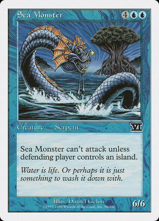 Sea Monster [Classic Sixth Edition] | Jomio and Rueliete's Cards and Comics