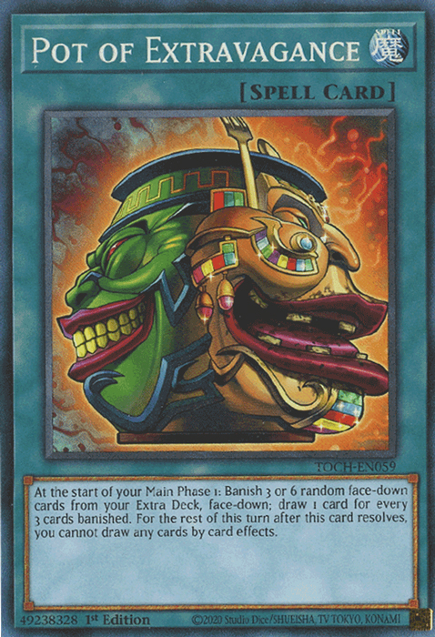 Pot of Extravagance (CR) [TOCH-EN059] Collector's Rare | Jomio and Rueliete's Cards and Comics