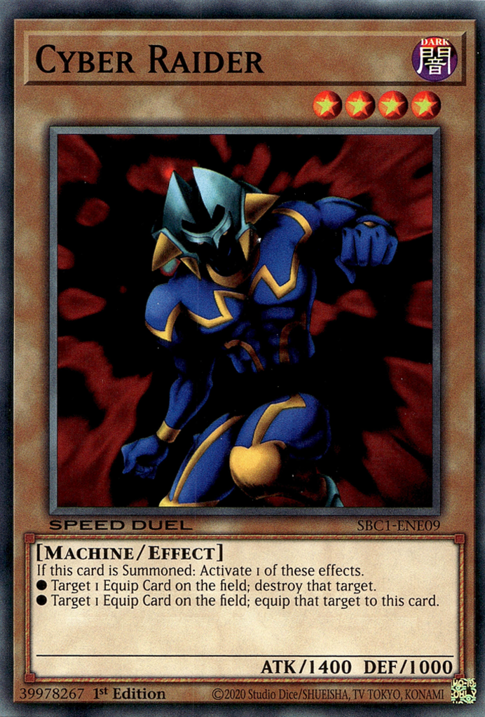 Cyber Raider [SBC1-ENE09] Common | Jomio and Rueliete's Cards and Comics