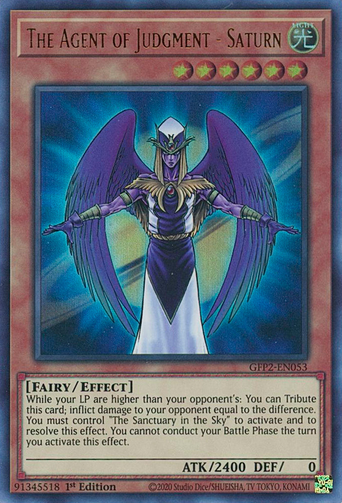 The Agent of Judgment - Saturn [GFP2-EN053] Ultra Rare | Jomio and Rueliete's Cards and Comics