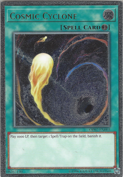 Cosmic Cyclone [OP07-EN003] Ultimate Rare | Jomio and Rueliete's Cards and Comics