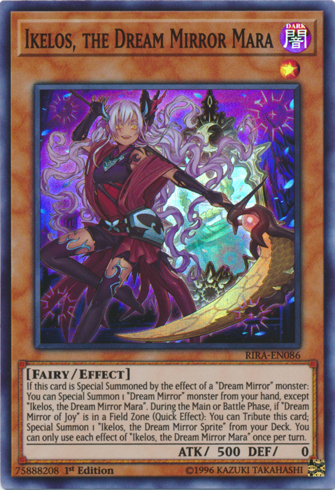 Ikelos, the Dream Mirror Mara [RIRA-EN086] Super Rare | Jomio and Rueliete's Cards and Comics