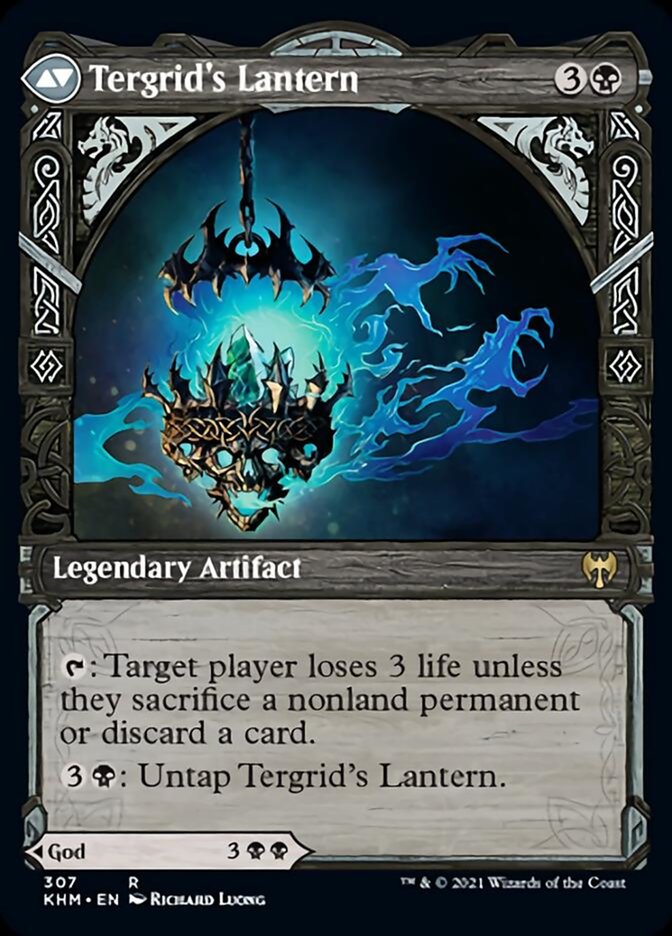 Tergrid, God of Fright // Tergrid's Lantern (Showcase) [Kaldheim] | Jomio and Rueliete's Cards and Comics