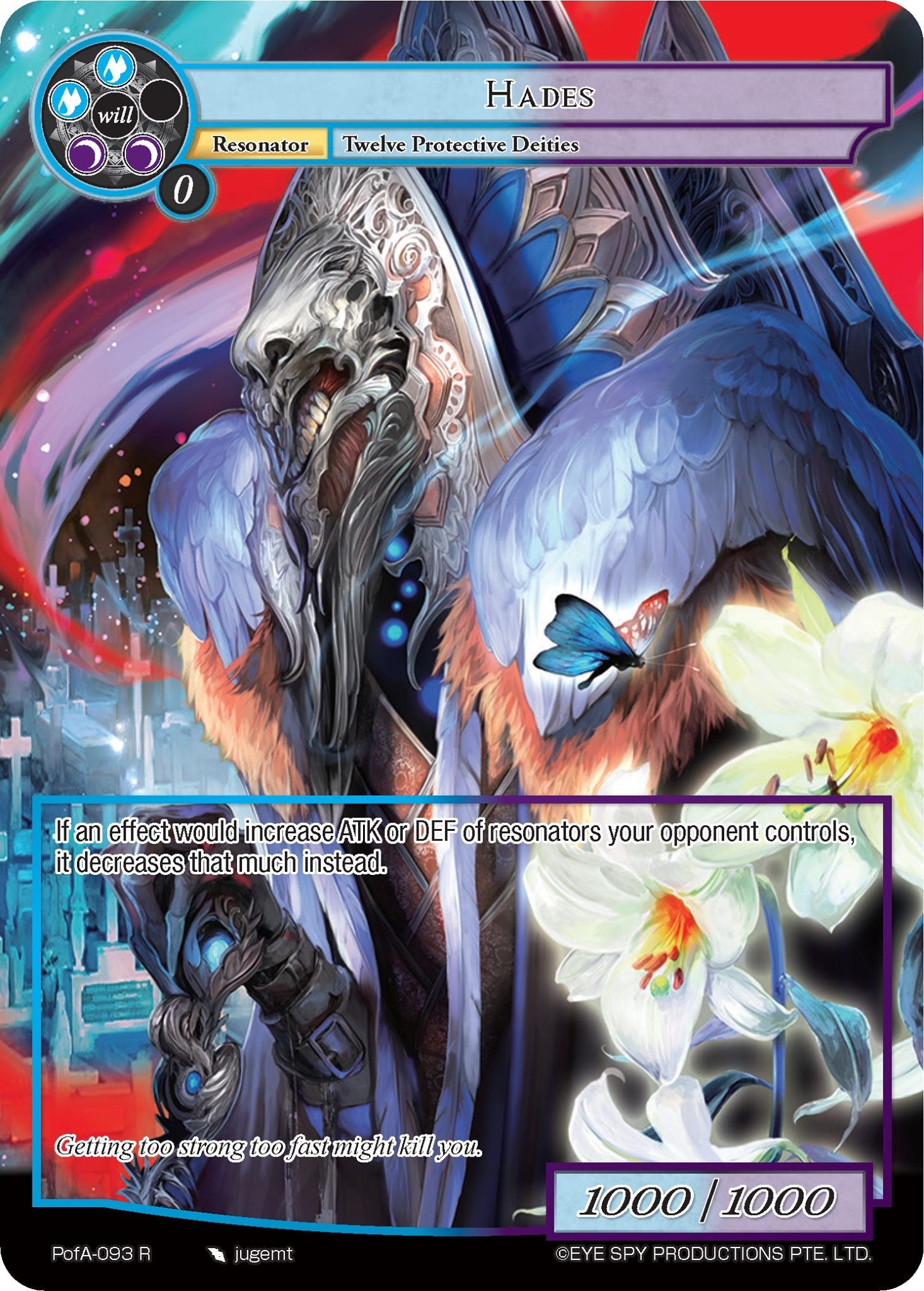 Hades (Full Art) (PofA-093) [Alice Origin IV: Prologue of Attoractia] | Jomio and Rueliete's Cards and Comics