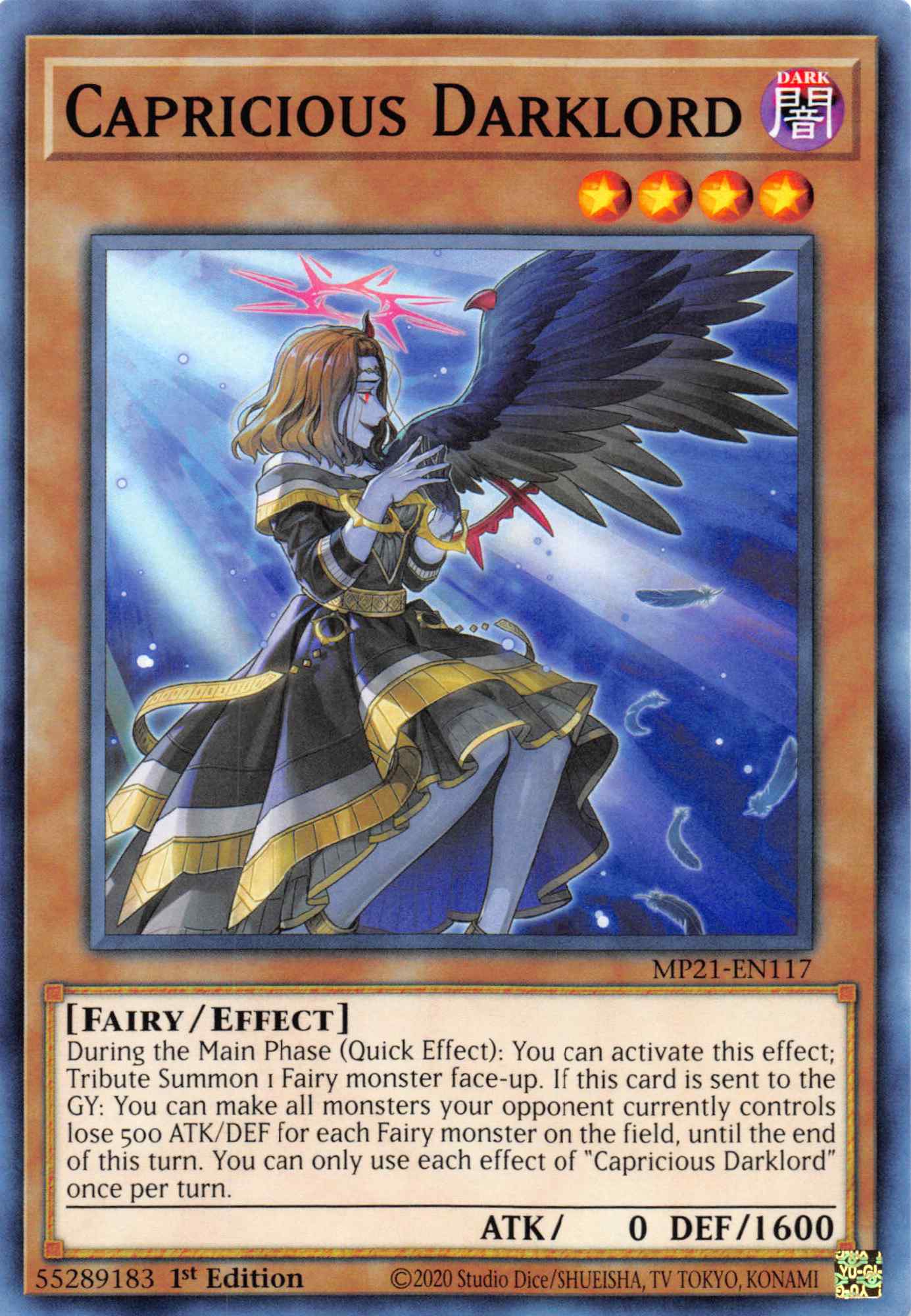 Capricious Darklord [MP21-EN117] Common | Jomio and Rueliete's Cards and Comics