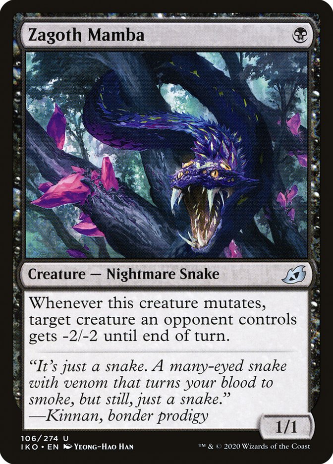 Zagoth Mamba [Ikoria: Lair of Behemoths] | Jomio and Rueliete's Cards and Comics