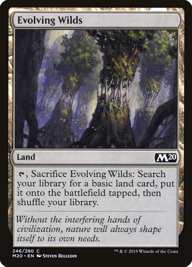 Evolving Wilds [Core Set 2020] | Jomio and Rueliete's Cards and Comics