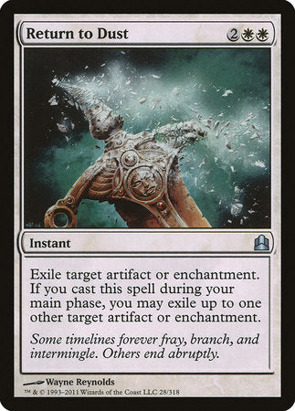 Return to Dust [Commander 2011] | Jomio and Rueliete's Cards and Comics