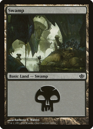 Swamp (62) [Duel Decks: Garruk vs. Liliana] | Jomio and Rueliete's Cards and Comics