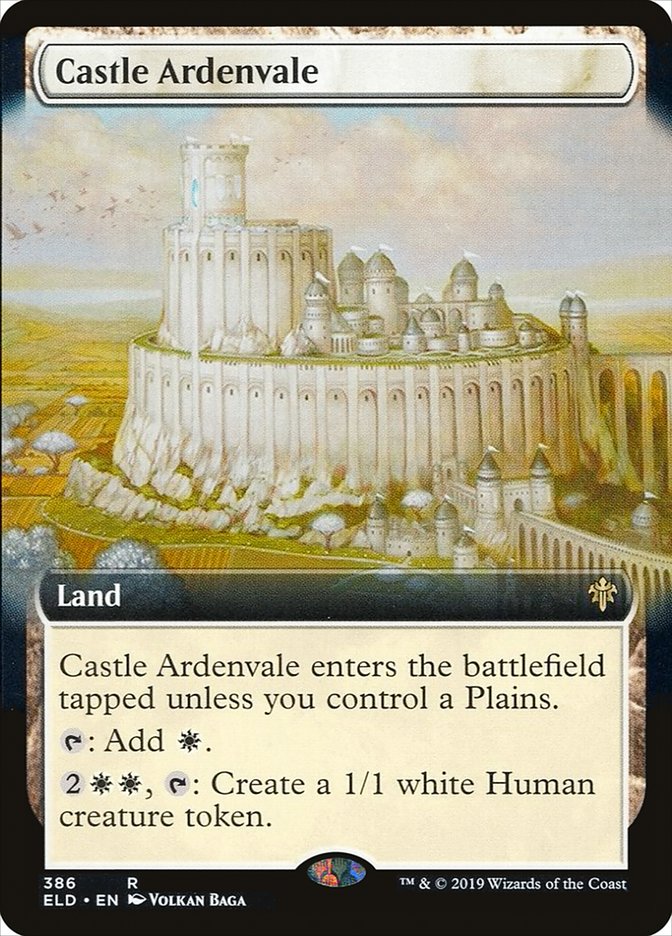 Castle Ardenvale (Extended Art) [Throne of Eldraine] | Jomio and Rueliete's Cards and Comics