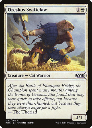 Oreskos Swiftclaw [Magic 2015] | Jomio and Rueliete's Cards and Comics