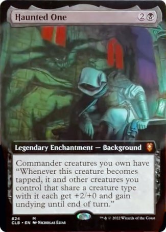 Haunted One (Extended Art) [Commander Legends: Battle for Baldur's Gate] | Jomio and Rueliete's Cards and Comics