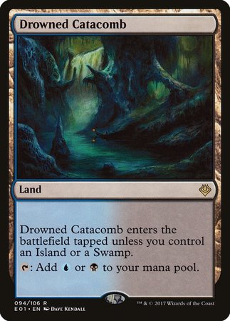 Drowned Catacomb [Archenemy: Nicol Bolas] | Jomio and Rueliete's Cards and Comics