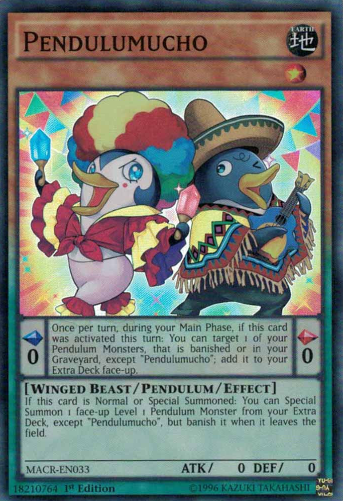 Pendulumucho [MACR-EN033] Super Rare | Jomio and Rueliete's Cards and Comics