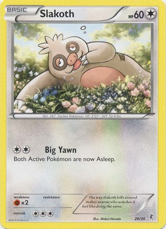 Slakoth (26/30) [XY: Trainer Kit 1 - Bisharp] | Jomio and Rueliete's Cards and Comics