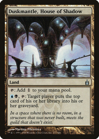 Duskmantle, House of Shadow [Ravnica: City of Guilds] | Jomio and Rueliete's Cards and Comics