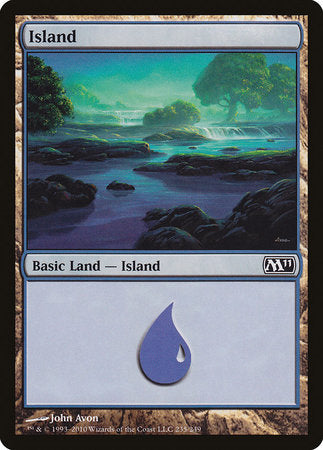 Island (235) [Magic 2011] | Jomio and Rueliete's Cards and Comics