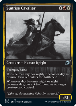 Sunrise Cavalier [Innistrad: Double Feature] | Jomio and Rueliete's Cards and Comics