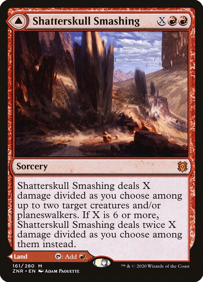Shatterskull Smashing // Shatterskull, the Hammer Pass [Zendikar Rising] | Jomio and Rueliete's Cards and Comics