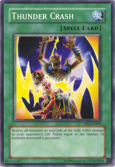 Thunder Crash [DR2-EN043] Common | Jomio and Rueliete's Cards and Comics