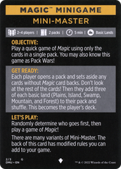 Mini-Master (Magic Minigame) [Commander Legends: Battle for Baldur's Gate Minigame] | Jomio and Rueliete's Cards and Comics