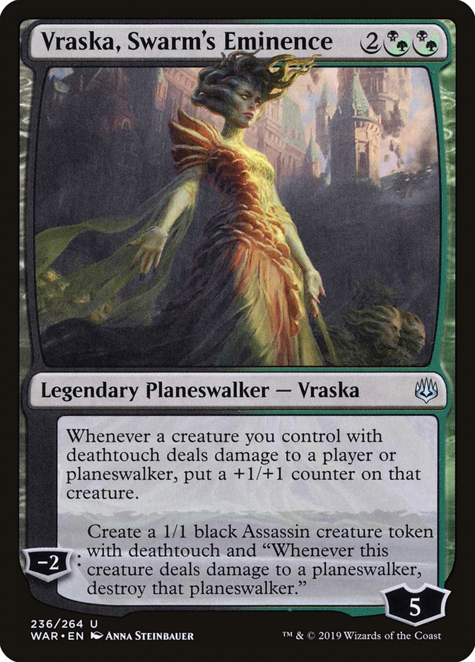 Vraska, Swarm's Eminence [War of the Spark] | Jomio and Rueliete's Cards and Comics