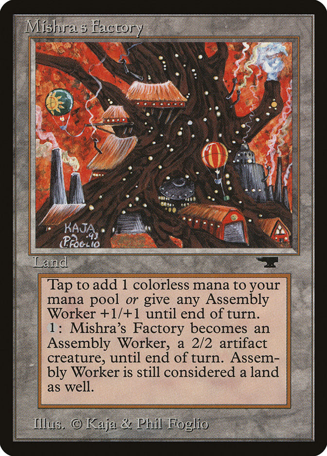 Mishra's Factory (Orange Background) [Antiquities] | Jomio and Rueliete's Cards and Comics