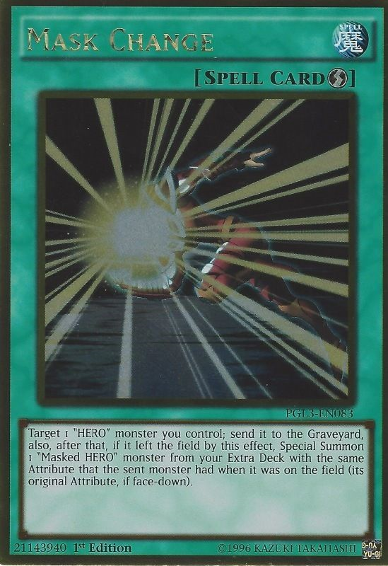 Mask Change [PGL3-EN083] Gold Rare | Jomio and Rueliete's Cards and Comics